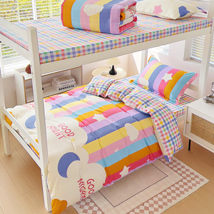 Custom Printing Fitted <b>Sheet</b> Washed 100% Cotton Printed Bedding Sets <b>Bed</b> Linen <b>Bed</b> <b>Sheet</b> Sets Washed Solid Color - Product Image 4