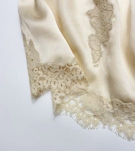 เสื้อกั๊กผ้าไหมสไตล์ฝรั่งเศสวินเทจเสื้อผ้าสตรีหรูหรา - Product Image 3