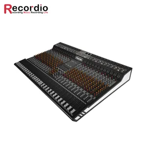 GAX-XM24 Audio verde professionale 24 canali USB Mixer Audio con fase di registrazione AUX Mixer Console Audio DJ