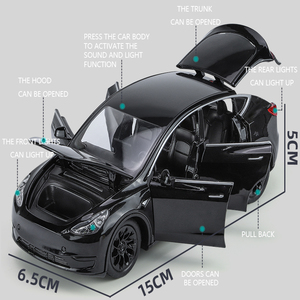 ของขวัญสำหรับเด็ก รถโมเดล SUV รุ่น <span class=keywords><strong>Y</strong></span> ขนาด 1/32 ทำจากโลหะผสม ของเล่นรถยนต์โลหะ ของตกแต่งสะสม - Product Image 4