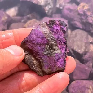 紫リン鉄マンガン鉱石結晶天然石原石