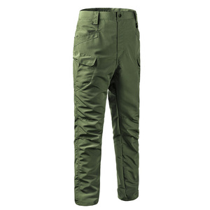 Pantalon cargo tactique à carreaux pour homme, idéal pour les activités de plein air, la chasse, printemps-automne, coupe ample - Product Image 4