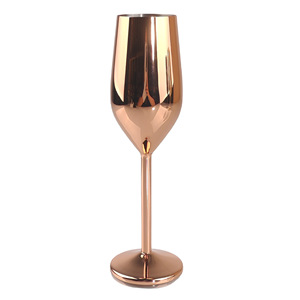 Copas de Champaña de Acero Inoxidable 304 de Alta Calidad Copas Altas con Forma de Bulbo Resistentes a Golpes para Vino Tinto - Product Image 2
