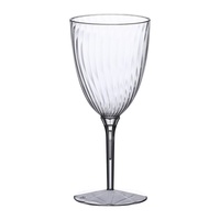 Verre à vin rouge jetable intégré, gobelet transparent épaissi, verre à cocktail en plastique pour verre épaissi