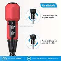 Tournevis sans fil rechargeable, mini tournevis électrique portable, tournevis électrique avec jeu d'embouts et rallonge