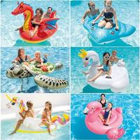 Bouée gonflable écologique pour enfants et adultes, dragon cracheur de feu, pour la piscine