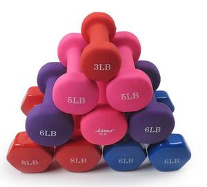 Gym Exercise Color Cast Iron <strong>Dumbbell</strong> <strong>Set</strong> <strong>Women</strong> Use Vinyl PVC Neoprene Dipping <strong>Dumbbell</strong> Cheap Gym <strong>Dumbbell</strong> - Product Image 2