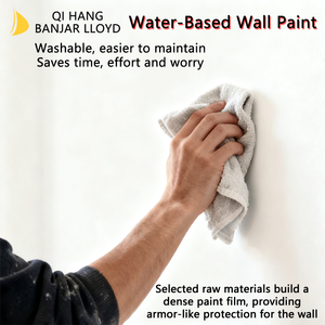 สีน้ำยางผนังภายในสีขาวกันน้ำเชื้อรารักษาสิ่งแวดล้อม - Product Image 4