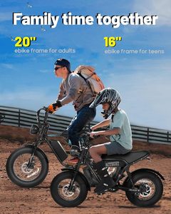 ACTBEST Striker Best Bici Elettrica da Montagna Fatbike 20 Pollici 750W con Sospensione Completa <span class=keywords><strong>e</strong></span> Assistenza Elettrica - Product Image 5