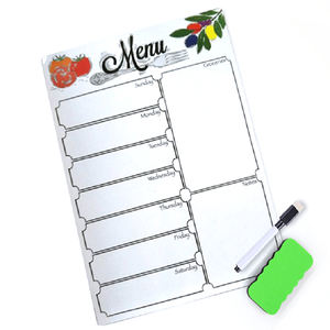 Baby-sitter note bébé sevrage tableau blanc magnétique calendrier calendrier scolaire habitude calendrier menu à faire liste aimant de réfrigérateur - Product Image 4