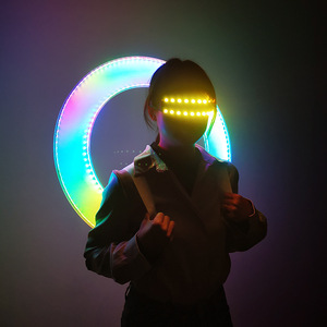 Mochila LED Brillante con Efecto Halo para Actuaciones en Escenario y Eventos Nocturnos, Material Acrílico - Product Image 1
