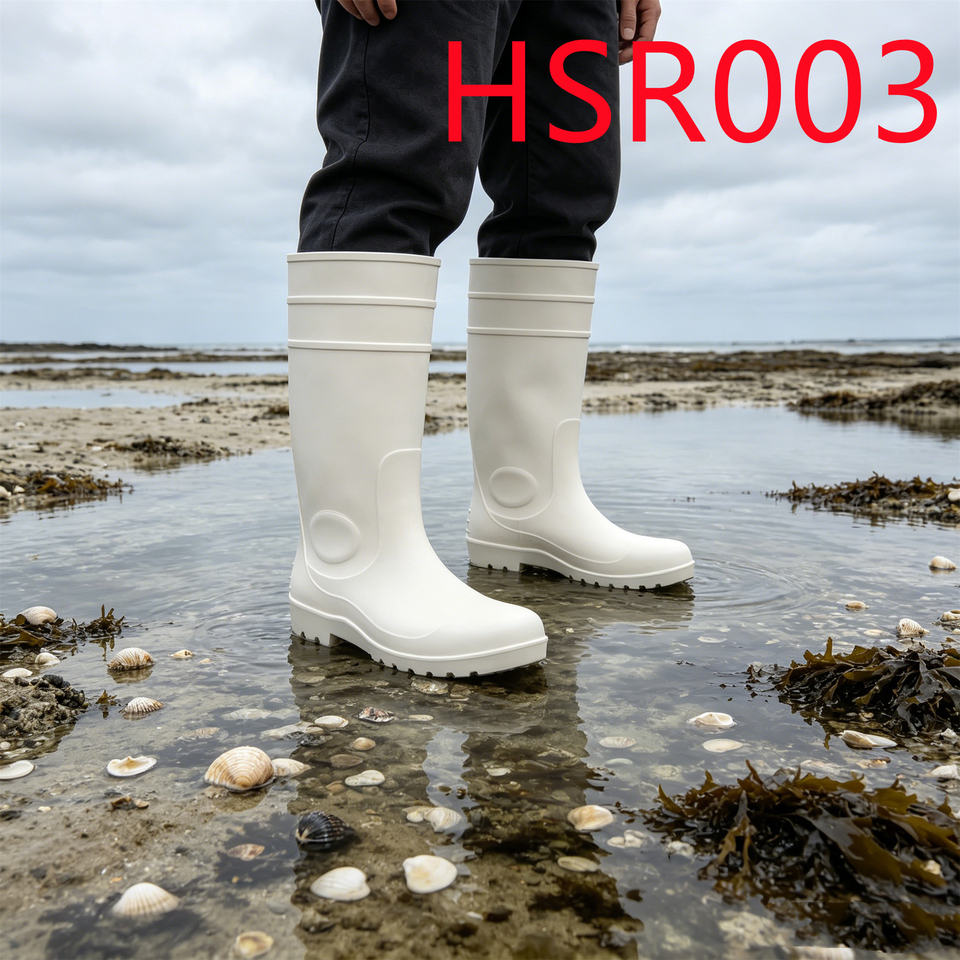 ZYF,Rivulet Crossing Tall Shaft Silhouette Water Proof PVC Rain Boots ...