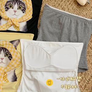 เสื้อกั๊กเกาะอกสำหรับผู้หญิงเสื้อเกาะอกแบบสลิมฟิตพิมพ์ลายแฟชั่น - Product Image 2