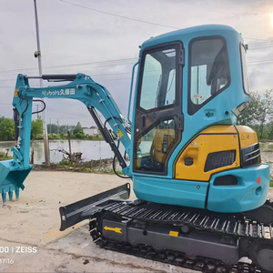 Mini-excavatrice d'occasion de haute qualité 3,5 tonnes KX135, faible nombre d'heures de travail, petite pelle en vente - Product Image 1