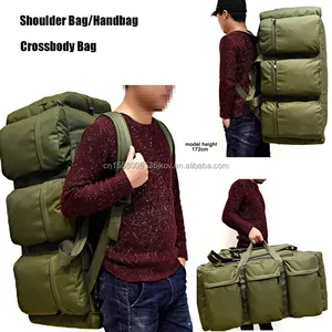 Unisex 90L Large Capacity Camouflage Waterproof Backpack Oxford Softback Outdoor Sports Hiking Mountaineering Other Adventures