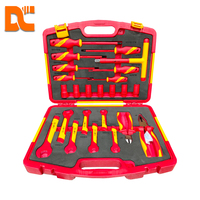 VDE-Isolierte Handwerkzeuge, 24-teiliges Set, automatische Kombination, ABS-Kunststoff- und Stahlkoffer, für Wartung, OEM-Verpackung