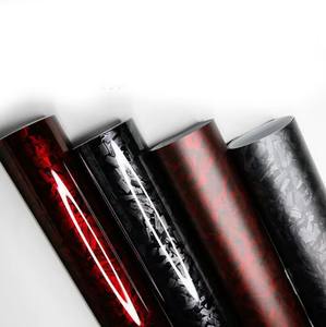 パテントデザイン0.6mm厚PU自動車用レザー新開発カーボン防水金属バッグソファグローブホームテキスタイル - Product Image 3