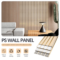 Revêtement mural PS Wainscoting, design moderne, imperméable, ignifuge, résistant à l'humidité, facile à installer, pour la décoration domestique et commerciale