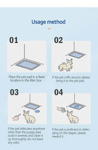 Venta al por mayor de fábrica Almohadillas de entrenamiento para mascotas Sábanas de baño desechables para mascotas Almohadillas de entrenamiento para mascotas ecológicas para interiores para perros - Product Image 2