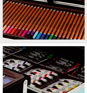 New Arrival Coloring Cover Design Stationery <b>Set</b> for School Gift , 145 PCS <b>Artist</b> Kid Drawing Stationery Kits - Product Image 3