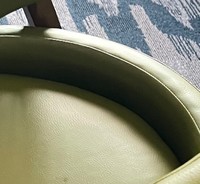 Chaise de bureau d'hôtel moderne, écologique, imperméable et durable, avec dossier en tissu et pieds en bois, pour chambre à coucher