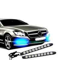 Bande lumineuse LED flexible universelle pour voiture, feux de jour DRL, bande de guidage, bande de phare LED pour voiture