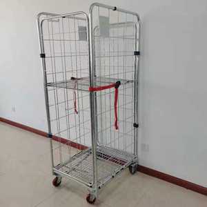 Promotion Grossiste Fabricants Shifeng RC-08 – <span class=keywords><strong>Cage</strong></span> à Roulettes Pliante Galvanisée Certifiée ISO9001 pour Stockage, Capacité 500kg - Product Image 6