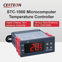 Module Industriel 12V 24V 220V pour Incubateur Microordinateur Chauffage Refroidissement Régulateur de Température Numérique