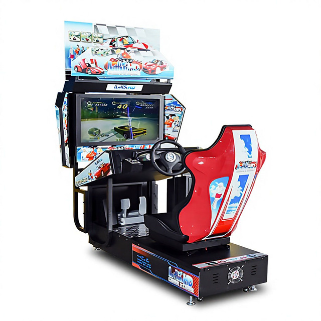 Commercial 32 Inch LCD Coin Operated Racing Arcade Game Machine Cabinet for Amusement Center