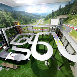 Pista Personalizzata per Gara di Biglie su Larga Scala, Trasmissione in Diretta Singapore Network Live, Attrezzatura per Lotteria RFID, Pista per Biglie - Product Image 1