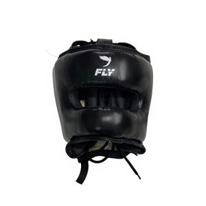 Protector de Cabeza de Boxeo de Cuero Personalizado con Barra Protectora Nasal para Entrenamiento de MMA y Karate - Product Image 1