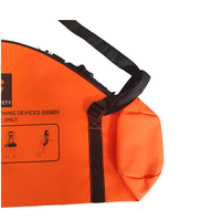 Sac de transport PVC orange ELSA EEBD 15 MIN populaire, étanche et anticorrosion, pour accessoires de lutte contre l'incendie