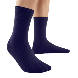 Cotton Solid Ankle Crew <b>Socks</b> Compression High Elasticity Cuff Youth Unisex Knitted Anti-Bacterial Cycling & Yoga <b>Socks</b> - Product Image 4