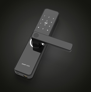 New tuya Wifi điện tử thông minh khóa cửa với sinh trắc học vân tay thẻ thông minh mật khẩu Key mở khóa USB khẩn cấp phí - Product Image 3