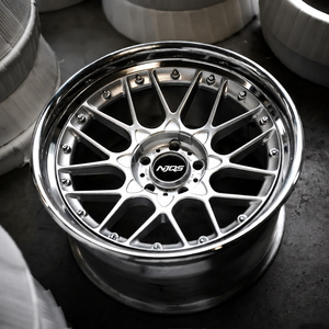 Jantes forgées NJQS sur mesure 3 ou 2 pièces 16-24 pouces 5x112 5x120 <span class=keywords><strong>RS2</strong></span> Deep Lip 2 ou 3 pièces pour BMW M3 F80 - Product Image 1