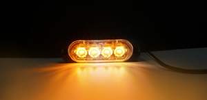 12-24v dégagement Offre Spéciale 4LEDs rond stroboscope Led voyant d'avertissement camion <span class=keywords><strong>Taxi</strong></span> Signal lumière LED côtés led camion lumières - Product Image 5