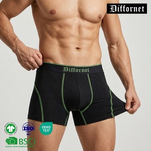 Slip Boxer da Uomo in Cotone all'Ingrosso, Multicolore, con Elastico Personalizzabile, Sportivi e Casual, Intimo Corto da Uomo - Product Image 3