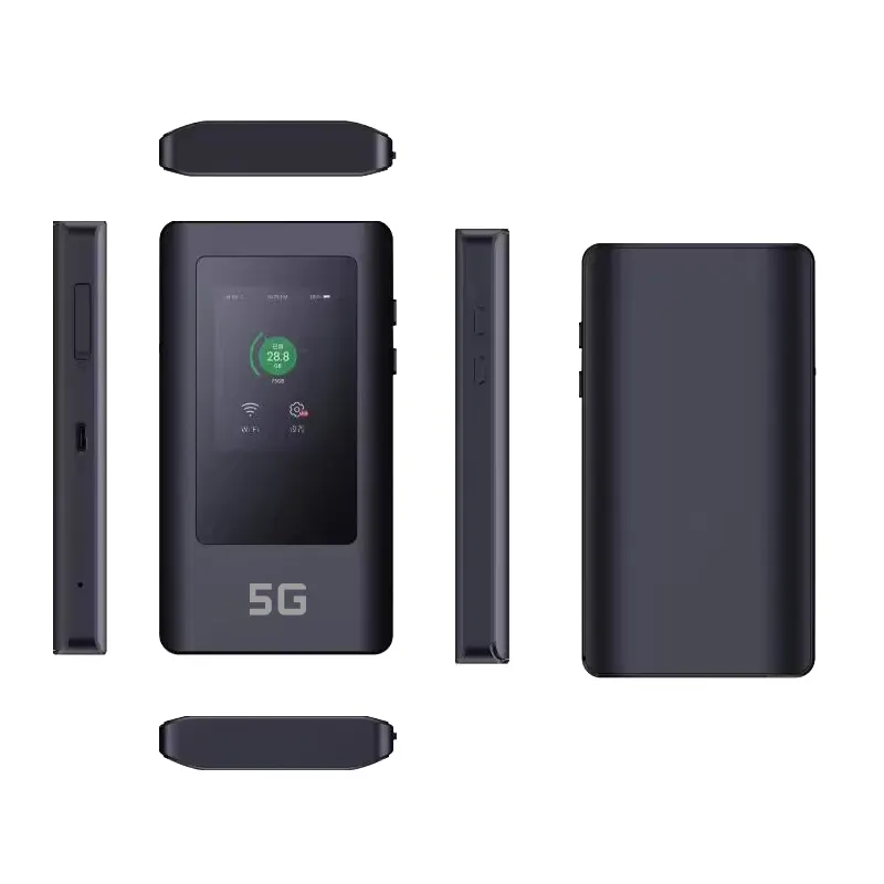 Global Travel 4400mAh Power bank battery Dual band WiFi6 5G Hotspot Portable Internet Router pocket wifi with sim card slot