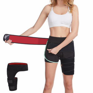 Sangle d'entraînement en néoprène pour femmes, accessoire de sport, élastique, ajustable, pour les jambes, les cuisses et les fesses, support de sécurité pour exercices de coupe - Product Image 2