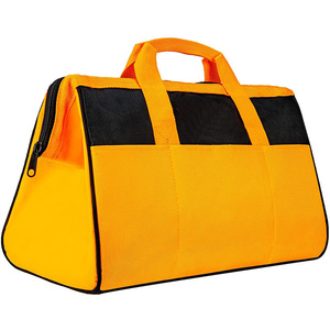 Sac de transport imperméable de grande taille pour réparateur automobile avec poignée en acier pour électricien 600d Multi poche Sac à outils ouvert - Product Image 1