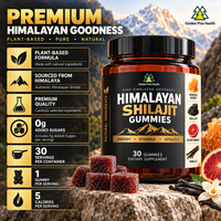Gummies de Shilajit 30 unités pour adultes, les plus vendues – Complément énergétique naturel OEM pour le bien-être quotidien