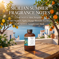 Huile de parfum de luxe Cearoma, huile parfumée de haute qualité, parfum d'été sicilien, huile diffuseur sans eau, huile aromatique, huile essentielle