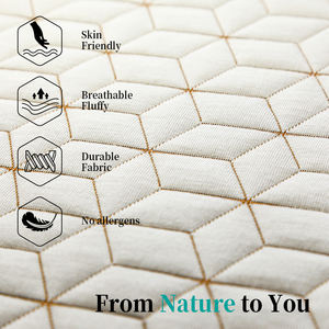 Housse de matelas sur mesure en jacquard de cuivre <span class=keywords><strong>naturel</strong></span> imperméable et hypoallergénique <span class=keywords><strong>pour</strong></span> adultes - Product Image 2