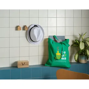 Borsa shopper in cotone riciclato, merchandising sostenibile - Product Image 2