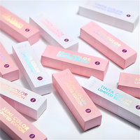 Boîte à rouge à lèvres colorée à faible MOQ, boîte en papier pour gloss et rouge à lèvres faits main, boîtes en papier personnalisées pour maquillage