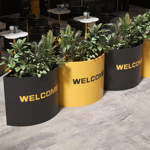 Boîte à fleurs en fer <span class=keywords><strong>pour</strong></span> l'extérieur Clôture <span class=keywords><strong>Internet</strong></span> Celebrity Cafe Commercial Street Square Balcon Garden Sets Outdoor Furniture - Product Image 6