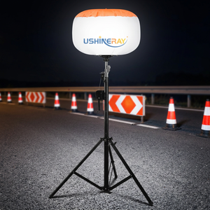 1200W Super High Power LED <b>Inflatable</b> Balloon Light 360° Uniform Soft Light For <b>Large</b> Highway Reconstruction Site Light - Product Image 5