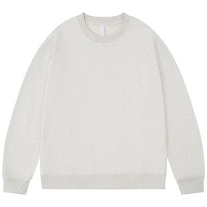 Unisex 330GSM Heavy Cotton <b>Sweatshirt</b> 100% Plain Crewneck Pullover Solid Pattern Plain Dyed for Autumn Streetwear Fashion - Product Image 1