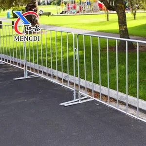 Customize Hot Dipped Galvanized /Powder Coated Crowd Control Barriers Fence Temporary Fence