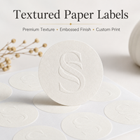 Autocollant gaufré personnalisé avec impression de logo, autocollant mat adhésif personnalisé pour scellage, autocollant de marque avec logo